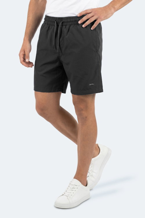 Slazenger KALIDAS Erkek Cepli Deniz Şortu Siyah Şort