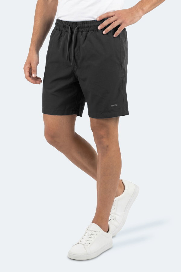 Slazenger KALIDAS Erkek Cepli Deniz Şortu Siyah Şort
