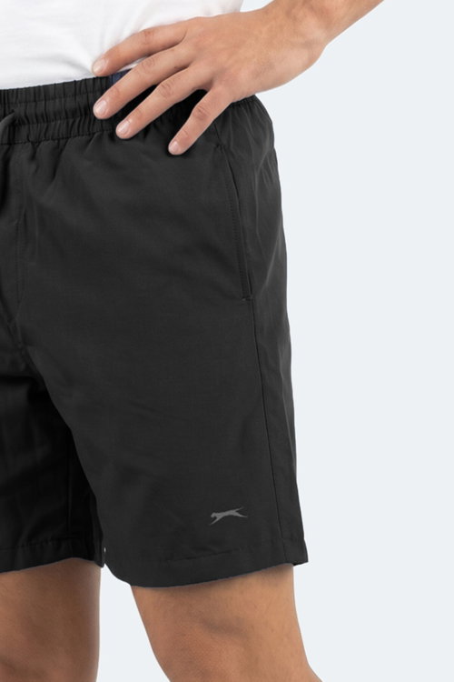 Slazenger KALIDAS Erkek Cepli Deniz Şortu Siyah Şort