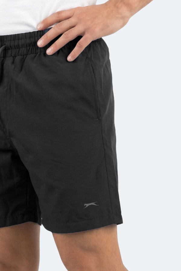 Slazenger KALIDAS Erkek Cepli Deniz Şortu Siyah Şort