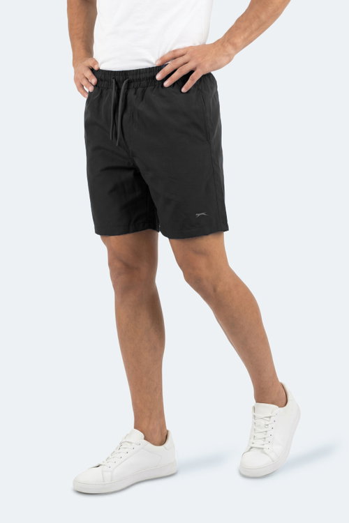 Slazenger KALIDAS Erkek Cepli Deniz Şortu Siyah Şort