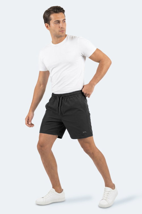 Slazenger KALIDAS Erkek Cepli Deniz Şortu Siyah Şort