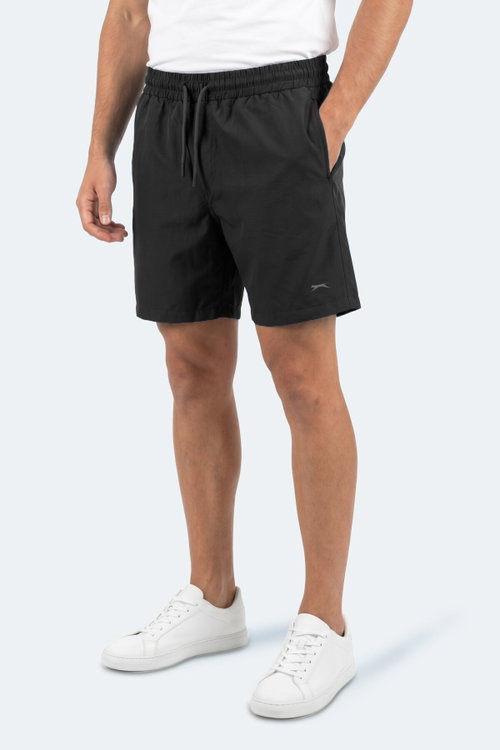 Slazenger KALIDAS Erkek Cepli Deniz Şortu Siyah Şort