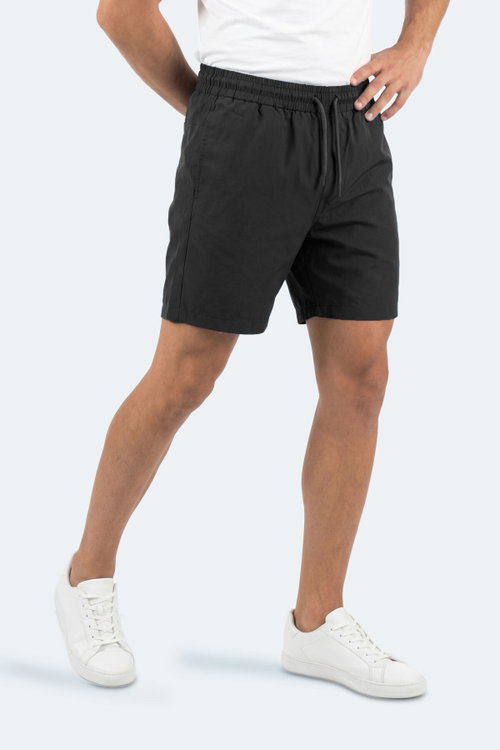 Slazenger KALIDAS Erkek Cepli Deniz Şortu Siyah Şort