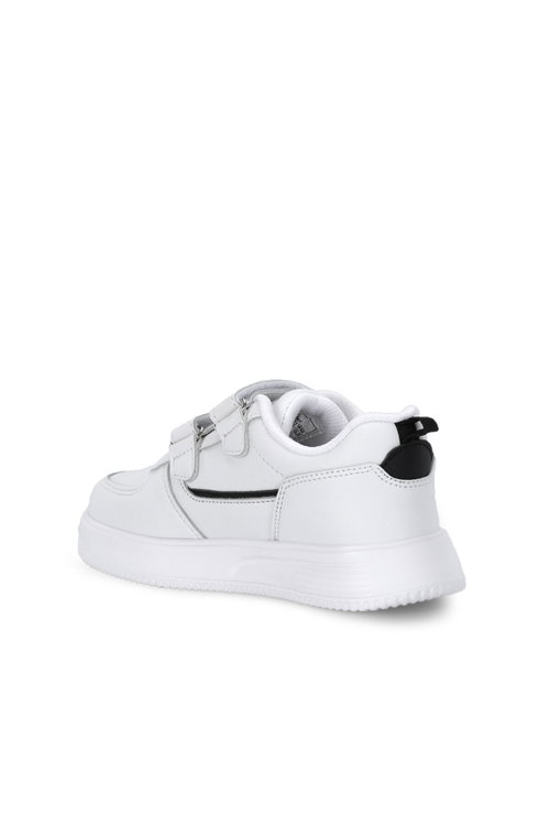 Slazenger KALIPSO F Unisex Çocuk Cırtlı Beyaz / Siyah Günlük Spor Ayakkabısı
