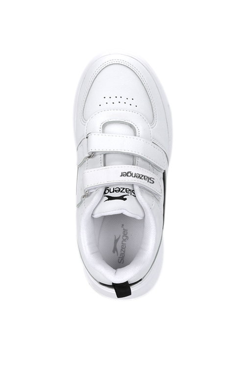 Slazenger KALIPSO F Unisex Çocuk Cırtlı Beyaz / Siyah Günlük Spor Ayakkabısı