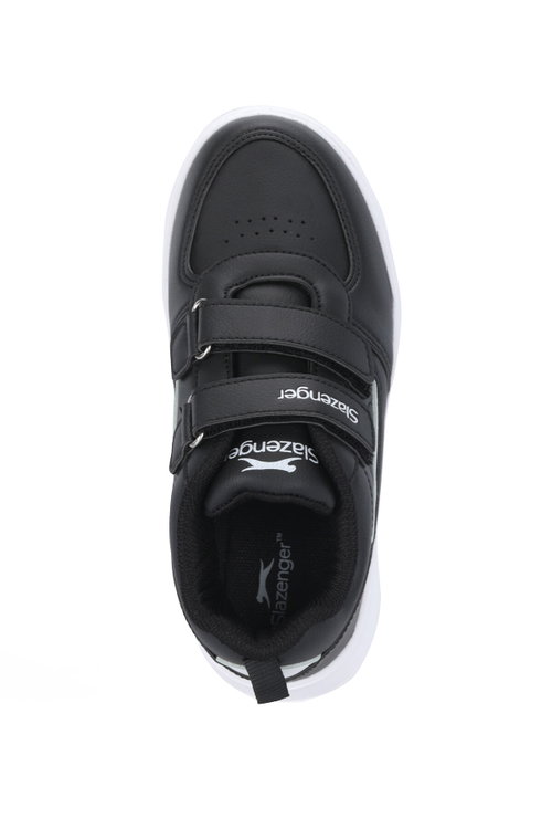 Slazenger KALIPSO F Unisex Çocuk Cırtlı Siyah / Beyaz Günlük Spor Ayakkabısı
