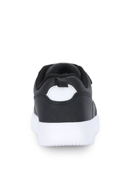 Slazenger KALIPSO F Unisex Çocuk Cırtlı Siyah / Beyaz Günlük Spor Ayakkabısı