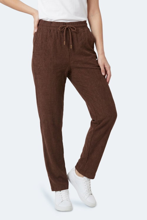Slazenger KAMON Kadın Kahve Eşofman Altı