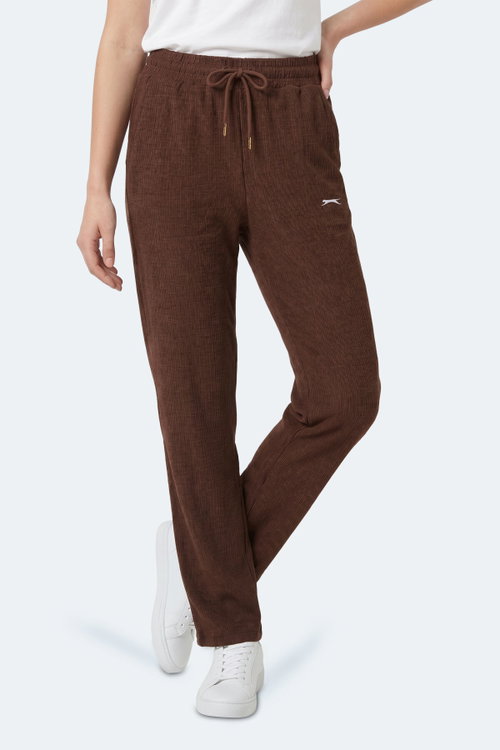 Slazenger KAMON Kadın Kahve Eşofman Altı