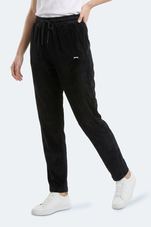Slazenger KAMON Kadın Siyah Eşofman Altı