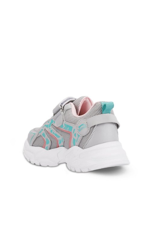 Slazenger KANNER Sneaker Kız Çocuk Ayakkabı Gri / Pembe