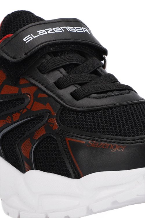 Slazenger KANNER Sneaker Erkek Çocuk Ayakkabı Siyah / Kırmızı