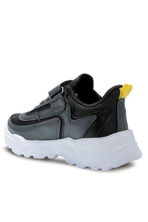 Slazenger KANON I Sneaker Erkek Çocuk Ayakkabı Siyah / Koyu Gri