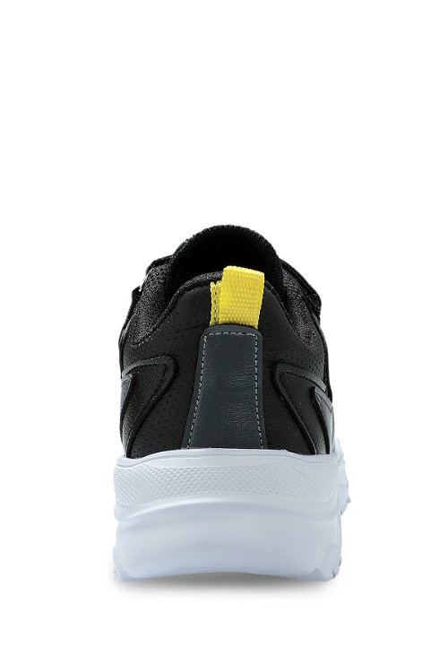 Slazenger KANON I Sneaker Erkek Çocuk Ayakkabı Siyah / Koyu Gri