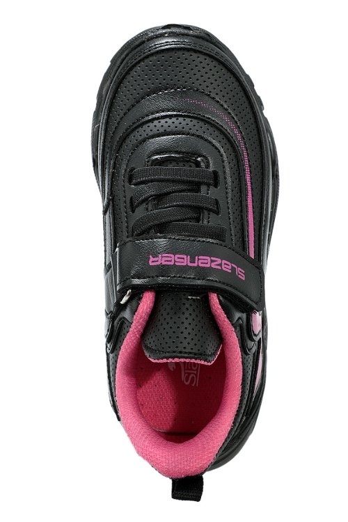 Slazenger KANON I Sneaker Kız Çocuk Ayakkabı Siyah / Fuşya