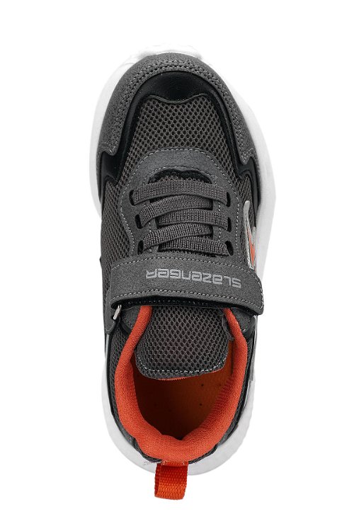 KAORU Sneaker Erkek Çocuk Ayakkabı Koyu Gri / Turuncu