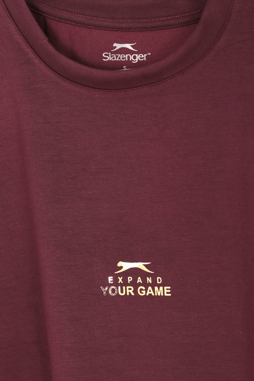 Slazenger KAPA Kadın Mürdüm Tişört