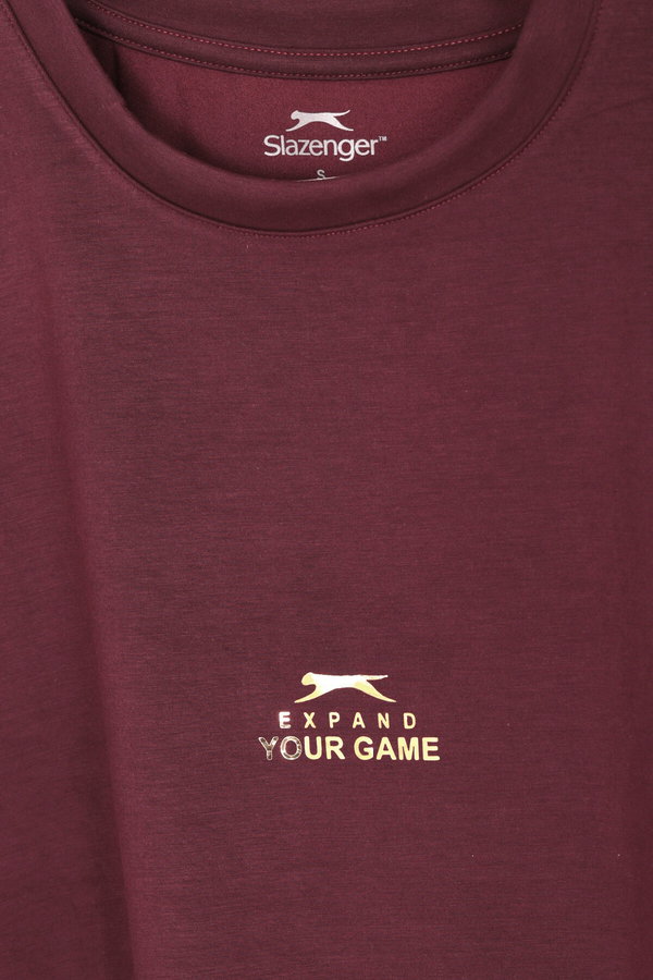 Slazenger KAPA Kadın Mürdüm Tişört