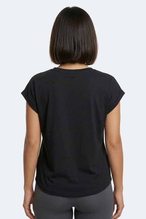 Slazenger KAPA Kadın Siyah Tişört