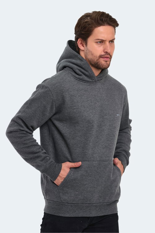 Slazenger KAPENA Erkek Sweatshirt Koyu Gri