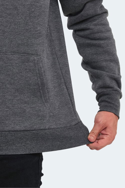 Slazenger KAPENA Erkek Sweatshirt Koyu Gri