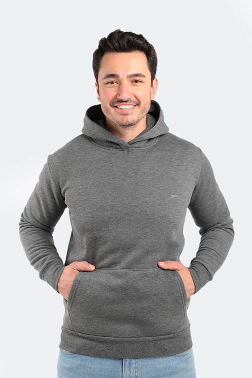 Slazenger KAPENA Erkek Koyu Gri Sweatshırt