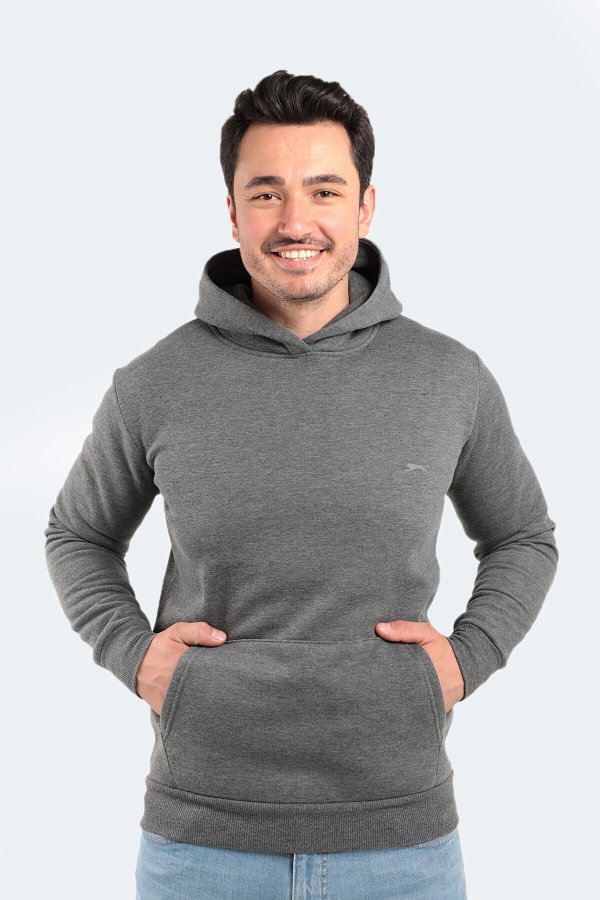 Slazenger KAPENA Erkek Koyu Gri Sweatshırt