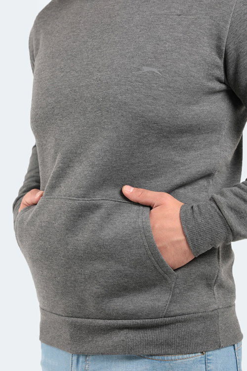Slazenger KAPENA Erkek Koyu Gri Sweatshırt
