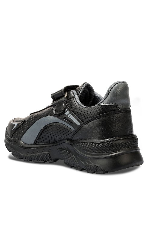 Slazenger KARISSA I Sneaker Erkek Çocuk Ayakkabı Siyah / Koyu Gri
