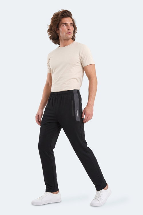 Slazenger KARLA Erkek Siyah Eşofman Altı