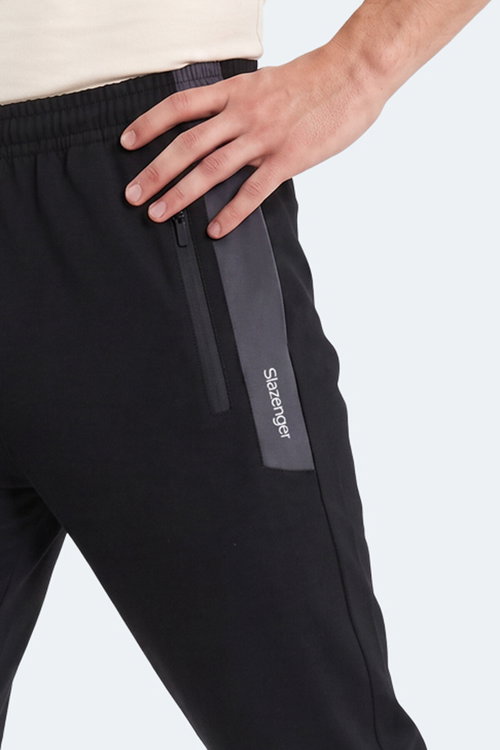 Slazenger KARLA Erkek Siyah Eşofman Altı