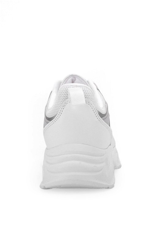 Slazenger KARME I Sneaker Kadın Ayakkabı Beyaz / Gümüş