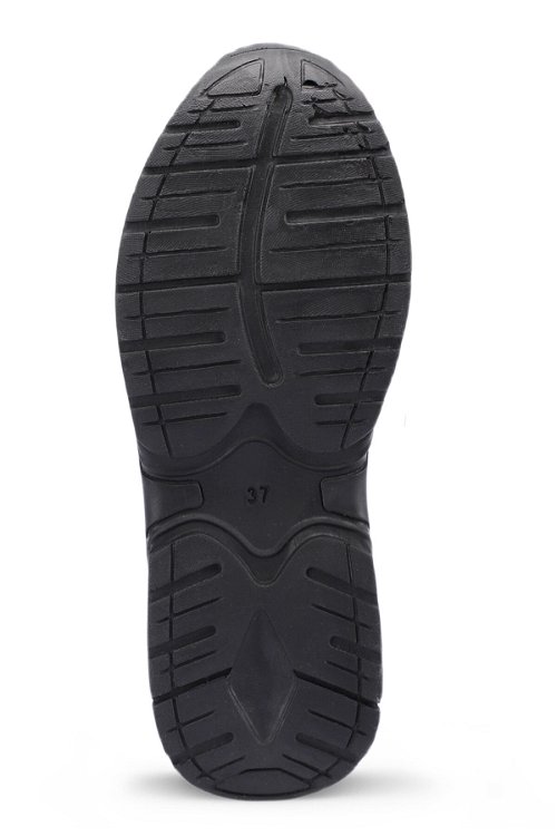 Slazenger KARME I Sneaker Kadın Ayakkabı Siyah Nubuk