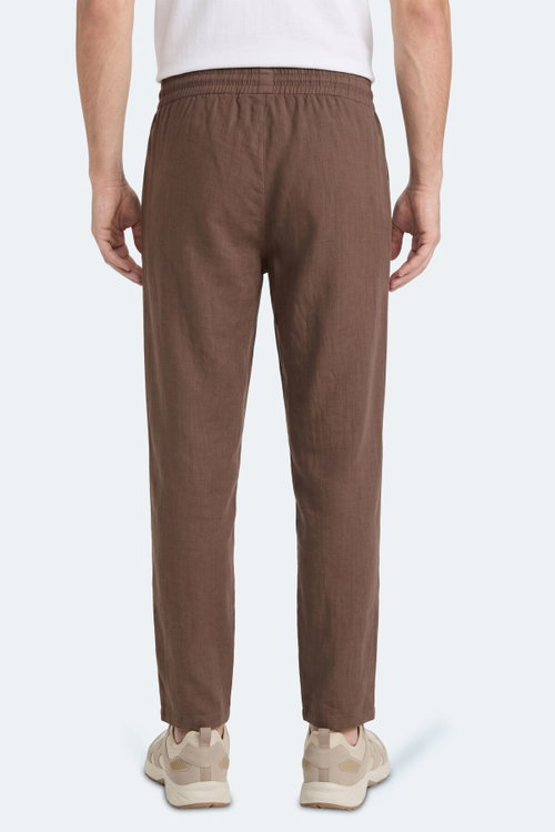 Slazenger KARMELA Erkek Cepli Kahve Pantolon