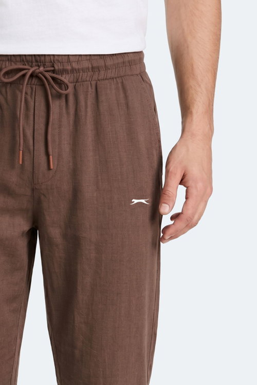 Slazenger KARMELA Erkek Cepli Kahve Pantolon
