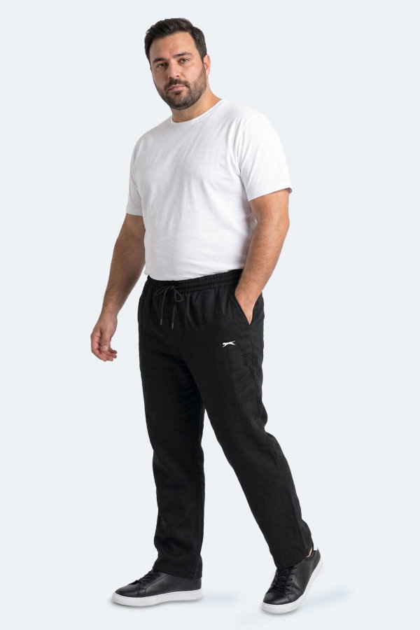 Slazenger KARMELA JMB. Erkek Büyük Beden Siyah Eşofman Altı