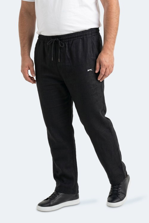 Slazenger KARMELA JMB. Erkek Büyük Beden Siyah Eşofman Altı