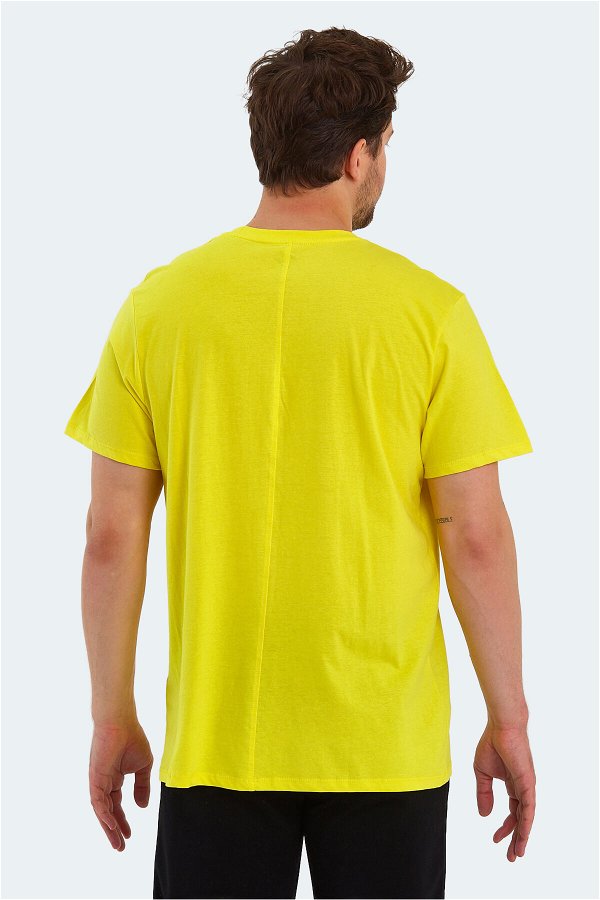 KARNEN OVER Erkek Kısa Kollu T-Shirt Açık Sarı