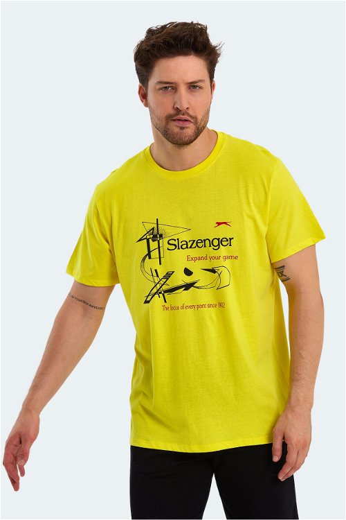 KARNEN OVER Erkek Kısa Kollu T-Shirt Açık Sarı