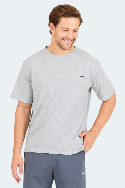 KARNEN Oversize Erkek Tişört Gri