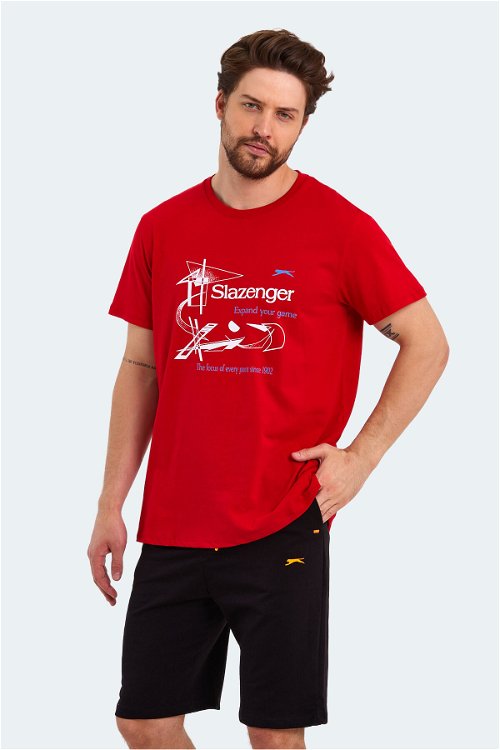 KARNEN OVER Erkek Kısa Kollu T-Shirt Kırmızı