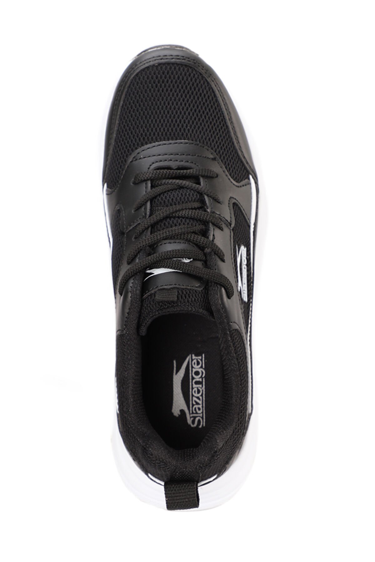 Slazenger KAROLA I Sneaker Kadın Ayakkabı Siyah / Beyaz - Thumbnail