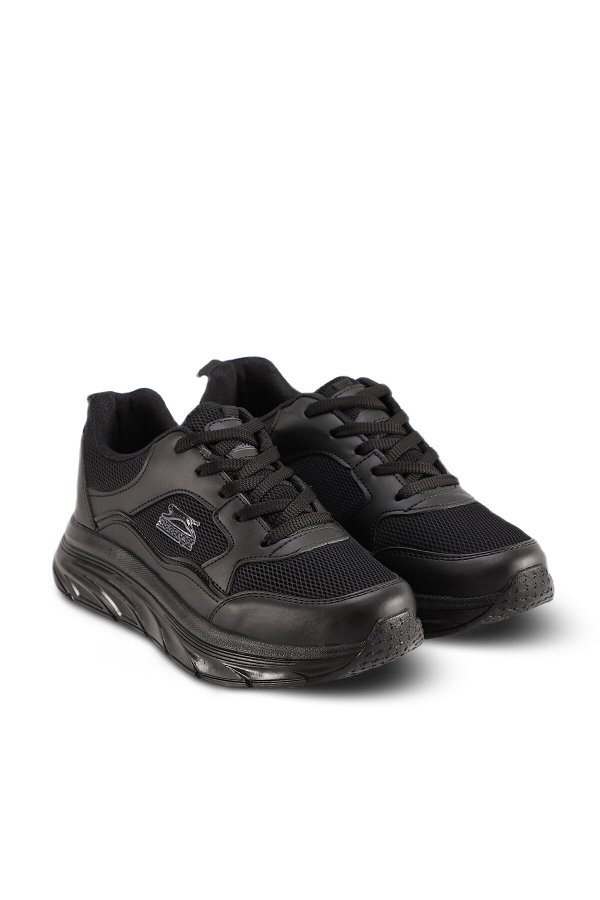 Slazenger KAROLA I Sneaker Kadın Ayakkabı Siyah / Siyah