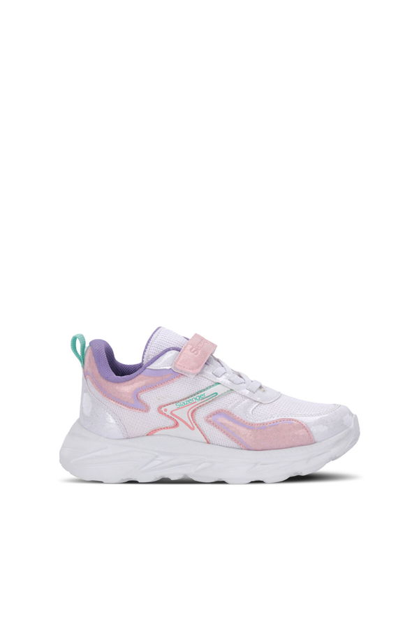 Slazenger KAROLIS Kız Çocuk Beyaz / Pembe Günlük Spor Ayakkabısı