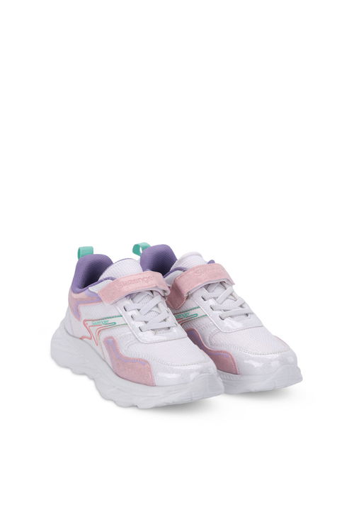 Slazenger KAROLIS Kız Çocuk Beyaz / Pembe Günlük Spor Ayakkabısı