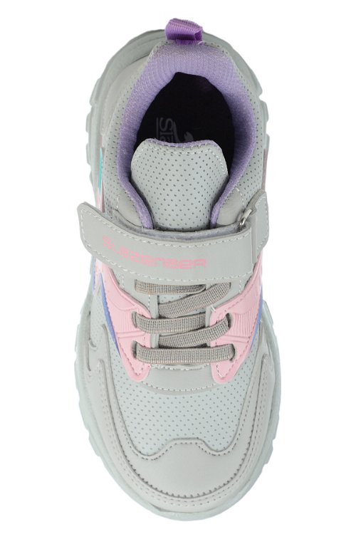 Slazenger KARP I Sneaker Kız Çocuk Ayakkabı Gri / Pembe
