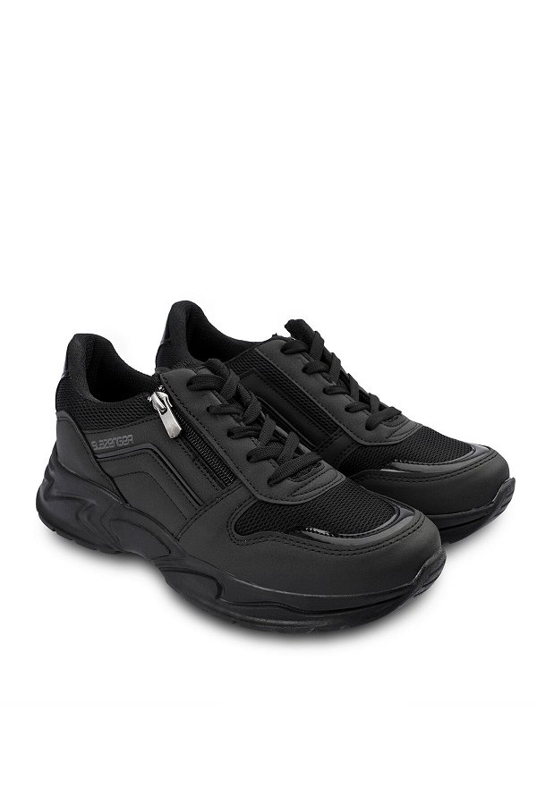 Slazenger KARSTEN I Sneaker Kadın Ayakkabı Siyah / Siyah