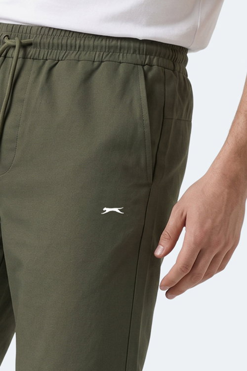 Slazenger KASEY Erkek Pamuklu Haki Şort