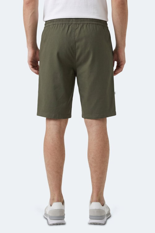 Slazenger KASEY Erkek Pamuklu Haki Şort